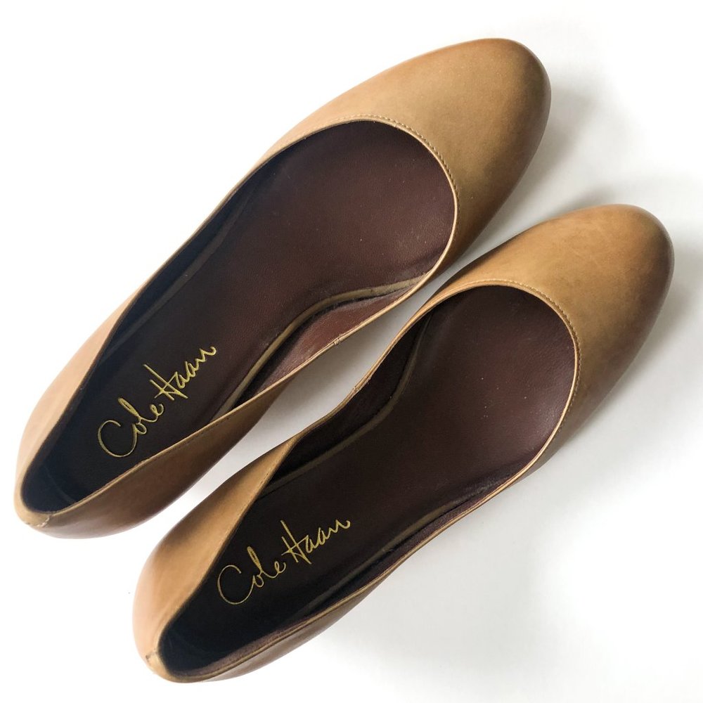 Cole Haan NikeAir Talia Tan Wedge Pump, NEW, Sz 7